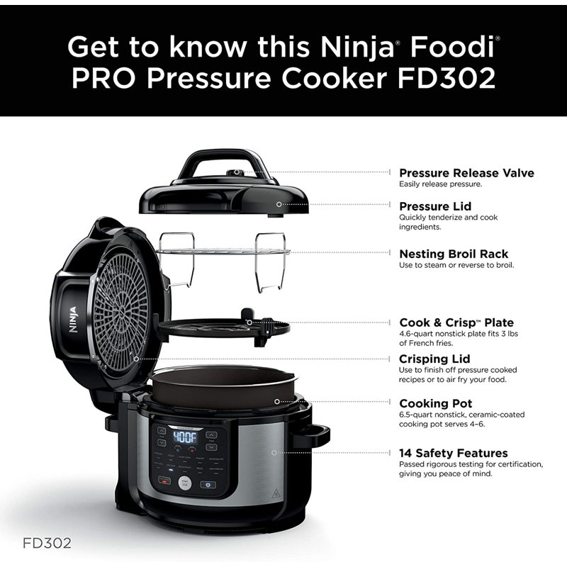 Ninja foodi the pressure cooker that crisps hotsell